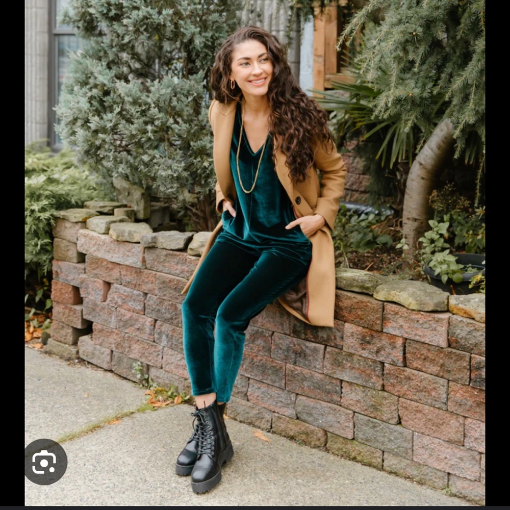 Smash + Tess velvet romper